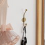 Wallity Rhino-A Gancho de pared metálico Dorado
